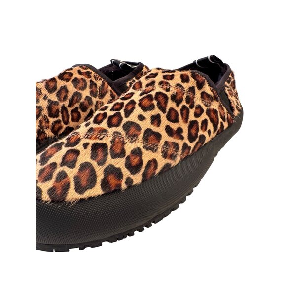 P-448 Laby Leopard Print Size 9 EU 40 Calf Hair Anthropologie Slippers NWOB $189 - Picture 5 of 9